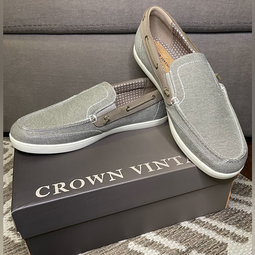 NEW Crown Vintage Men’s Boat Shoes